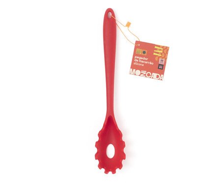 Pegador de Macarrão de Silicone Mozcada Vermelho | Westwing
