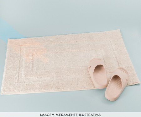 Tapete para Banheiro com Antiderrapante Oikos Bege | Westwing
