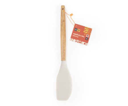 Espátula Reta de Silicone com Madeira Mozcada | Westwing