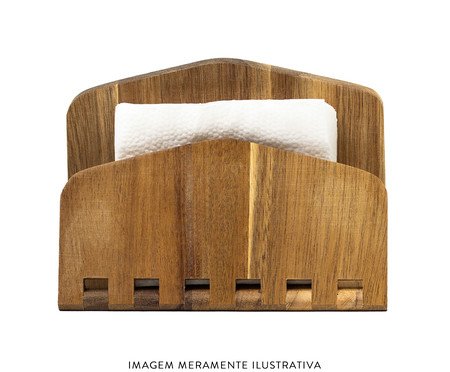 Porta-Guardanapos Ajustável de Acácia Oikos | Westwing