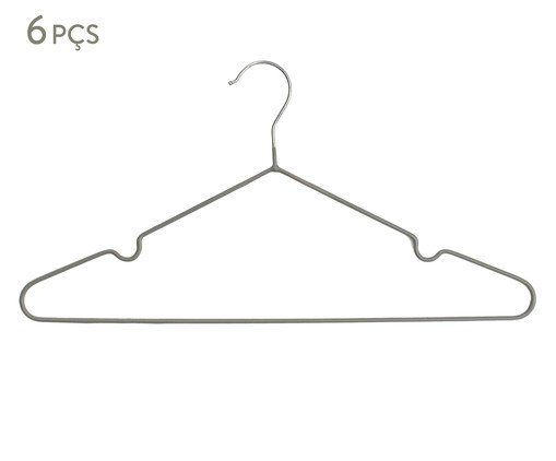 Jogo de Cabides Ultrafinos Oikos, Cinza | WestwingNow