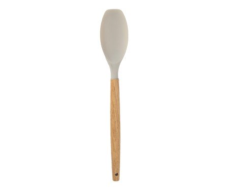 Espátual Redonda de Silicone com Madeira Mozcada | Westwing