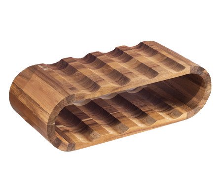 Suporte Horizontal de Acácia para 8 Garrafas de Vinho Oikos | Westwing