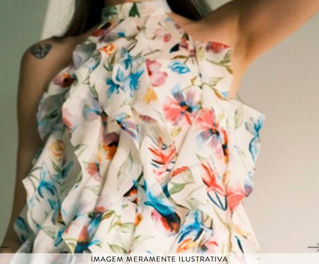 Vestido Wave Garden Com Hot Pant E Top | Westwing