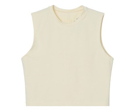 Structure Cropped Feminino Off-White | Westwing