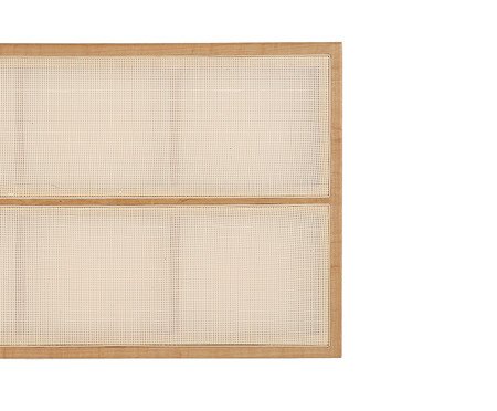 Cabeceira Retangular Vimea com Palhinha Quadriculada | Westwing