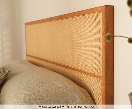 Cabeceira Retangular Vimea com Palhinha Quadriculada | Westwing