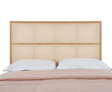 Cabeceira Retangular Vimea com Palhinha Quadriculada | Westwing