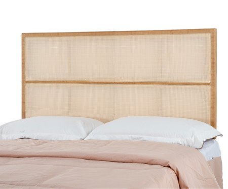 Cabeceira Retangular Vimea com Palhinha Quadriculada | Westwing