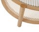 Mesa de Centro Aura com Palhinha Sextavada, wood pattern | WestwingNow