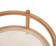 Mesa de Centro Aura com Palhinha Sextavada, wood pattern | WestwingNow