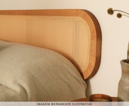 Cabeceira Redonda Vimea com Palhinha Quadriculada | Westwing