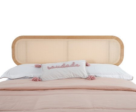 Cabeceira Redonda Vimea com Palhinha Quadriculada | Westwing