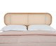 Cabeceira Redonda Aura com Palhinha Quadriculada, wood pattern | WestwingNow