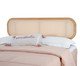 Cabeceira Redonda Aura com Palhinha Quadriculada, wood pattern | WestwingNow