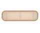 Cabeceira Redonda Aura com Palhinha Quadriculada, wood pattern | WestwingNow