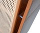 Cristaleira com Porta Ricca Slim com Palhinha Sextavada, wood pattern | WestwingNow