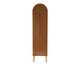 Cristaleira com Porta Ricca Slim com Palhinha Sextavada, wood pattern | WestwingNow