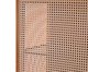 Cristaleira com Porta Ricca Slim com Palhinha Sextavada, wood pattern | WestwingNow