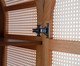 Cristaleira com Porta Ricca Slim com Palhinha Sextavada, wood pattern | WestwingNow
