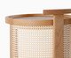 Carrinho Bar Aura com Palhinha Sextavada, wood pattern | WestwingNow