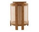 Carrinho Bar Aura com Palhinha Sextavada, wood pattern | WestwingNow