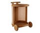 Carrinho Bar Aura com Palhinha Sextavada, wood pattern | WestwingNow