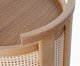 Carrinho Bar Aura com Palhinha Sextavada, wood pattern | WestwingNow
