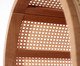 Cristaleira sem Porta Ricca Slim com Palhinha Sextavada, wood pattern | WestwingNow