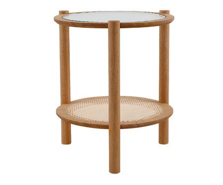 Mesa Lateral Aura com Palhinha Sextavada | Westwing