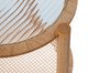 Mesa Lateral Aura com Palhinha Sextavada, wood pattern | WestwingNow