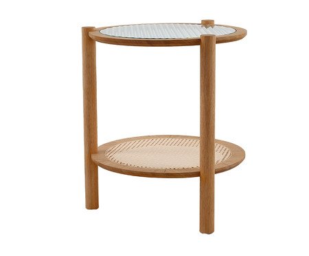 Mesa Lateral Aura com Palhinha Sextavada | Westwing