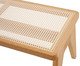 Banco Aura com Palhinha Sextavada, wood pattern | WestwingNow