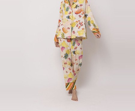 Pijama Longo Frutas | Westwing