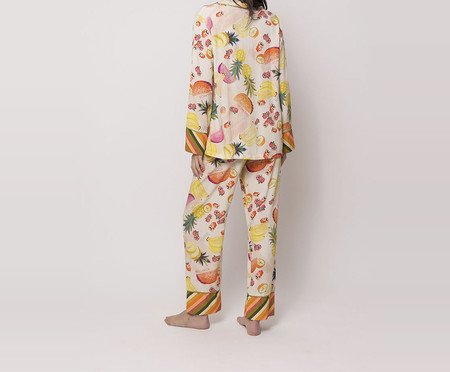 Pijama Longo Frutas | Westwing