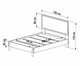 Cama Casal  Palhinha Oslo, wood pattern | WestwingNow