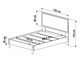 Cama Casal  Palhinha Oslo, wood pattern | WestwingNow