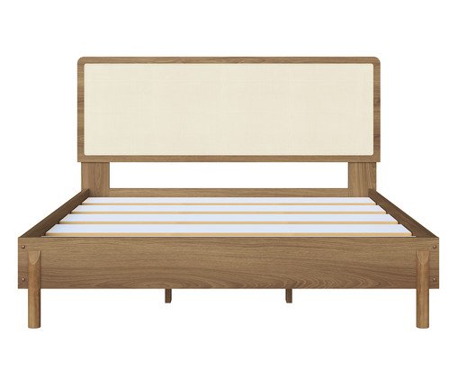 Cama Queen  Palhinha Oslo, wood pattern | WestwingNow