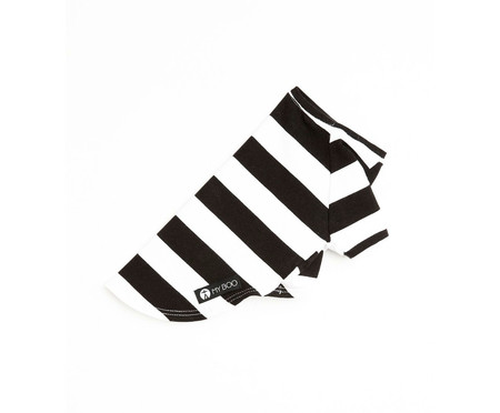 Camiseta para Cachorro Street Stripes - Preta e Branca | WestwingNow