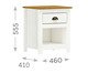 Mesa De Cabeceira Noble Freijó, white | WestwingNow