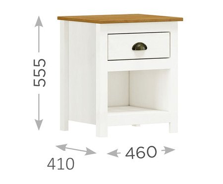 Mesa De Cabeceira Noble Freijó | Westwing