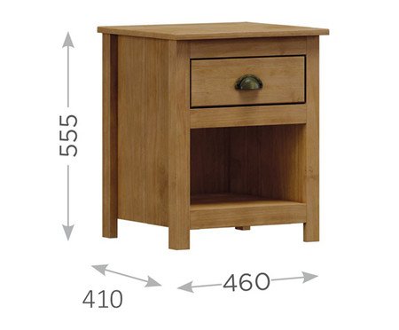 Mesa De Cabeceira Noble Freijó | Westwing