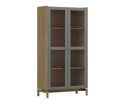 Cristaleira Comfort Tauari/Concret, wood pattern | WestwingNow