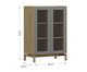 Cristaleira Essential Tauari/Concret, wood pattern | WestwingNow