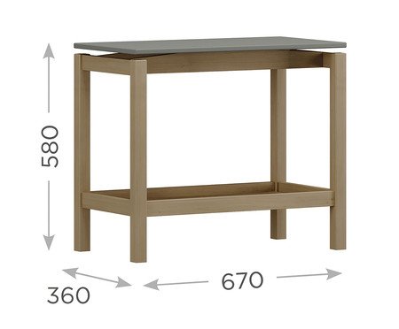 Mesa Minimal Tauari/Concret | Westwing