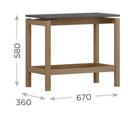 Mesa Minimal Tauari/Concret | Westwing