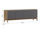 Rack Sofisticado Tauari/Concret, wood pattern | WestwingNow