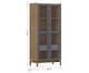 Cristaleira Versatto Tauari/Concret, wood pattern | WestwingNow