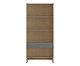 Cristaleira Versatto Tauari/Concret, wood pattern | WestwingNow