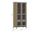 Cristaleira Versatto Tauari/Concret, wood pattern | WestwingNow
